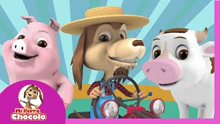 🚜 EL PERRO CHOCOLO TIENE UNA GRANJA IAOU  MI PERRO CHOCOLO 🐾  CANCIONES INFANTILES [upl. by Roper]