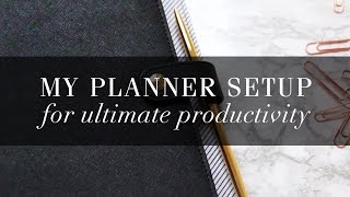 My Minimal Planner Setup for Ultimate Productivity  Crossbow Printables [upl. by Older538]