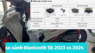 Tháo cục Bluetooth trên xe Sh 2024 với Sh 2023 So sanh Bluetooth trên Sh 2024 và sh 2023 sh2024 [upl. by Ainej716]