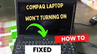 Compaq Laptop Not Turning On  Compaq Laptop Wont Boot Up  How To Fixed [upl. by Nek563]