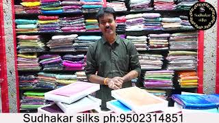 ASHADAM OFFER SAREES  LIGHT WEIGHT PATTU SAREES  SUDHAKAR SILKS [upl. by Dasha5]