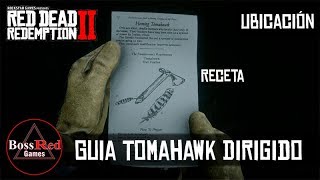 Red Dead Redemption 2  Donde Encontrar la Guia Tomahawk Dirigido  Ubicación [upl. by Olympie]