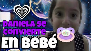 DANIELA SE TRANSFORMO EN BEBE HISTORIAS PARA NIÑOS HERMANITAS CARDENAS [upl. by Yclehc]