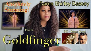 REACTION by PSYCHE Shirley Bassey GOLDFINGER Live [upl. by Aicertap]