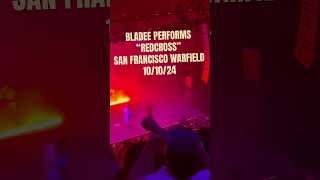 BLADEE PERFORMS REDCROSS LIVE AT THE sanfrancisco warfield coldvisions tour rap [upl. by Farika]