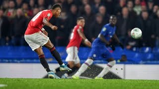 Rashford Free Kick Goal vs Chelsea  Carabao Cup 201920 [upl. by Milan]