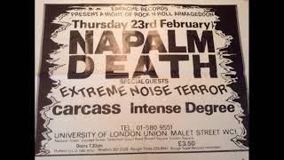 Carcass UK Live  ULU London UK February 23rd 1989 ReripAudio update 2024 [upl. by Odlanar925]