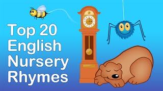 TOP 20 ENGLISH NURSERY RHYMES  Compilation  Nursery Rhymes TV  English Songs For Kids [upl. by Rasla]