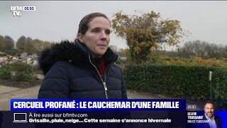 Un couple découvre les restes du cercueil de leur fille dans des gravats au cimetière [upl. by Aivun]