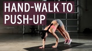 Handwalk to PushUp  XFit Daily [upl. by Sigismondo273]