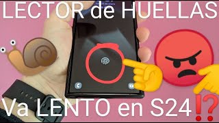 📱👈 Cómo OPTIMIZAR LECTOR de HUELLAS DACTILARES en SAMSUNG GALAXY S24 S24 PLUS y S24 ULTRA [upl. by Novahc]