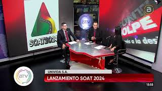 Lanzan el SOAT 2024 para su comercialización a nivel nacional [upl. by Nelyag]