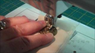 How to QUICKLY sew on a button with a sewing machine [upl. by Helmut743]