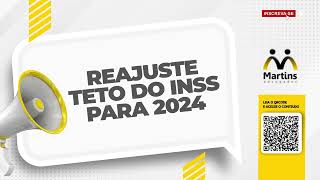 Reajuste do Teto do INSS para 2024 [upl. by Nevsa]