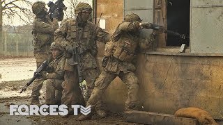 British And German Army Train Side By Side  Forces TV [upl. by Legnalos813]