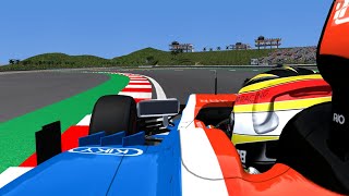 Mandalika Circuit Rio Haryanto onboard  rFactor Tracks [upl. by Cuthbertson]