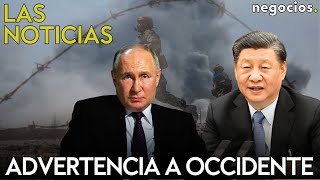 LAS NOTICIAS Rusia y China advierten a Occidente Israel bombardea Siria y Alemania avisa a Polonia [upl. by Ahsrats]