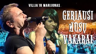 Vilija ir Marijonas Mikutavičius  Dabar Geriausi Mūsų Vakarai Lyric Video [upl. by Hauck888]