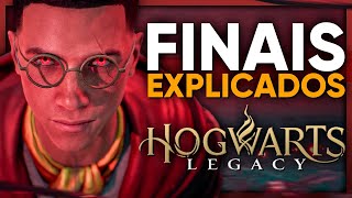 HOGWARTS LEGACY TODOS OS FINAIS EXPLICADOS INCLUINDO O SECRETO [upl. by Madden]