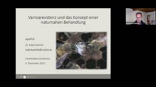 Bienen ohne Grenzen  Ralph Büchler  Resistenzmechanismen und Methode der kompletten Brutentnahme [upl. by Atnwahs115]