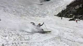 Tuckermans Ravine Full Throttle Spring 2017 [upl. by Adiasteb]