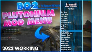 How to get a Mod Menu on Plutonium Black Ops 2 Multiplayer 2022 BO2 Plutonium Mod Menu Bossam V6 [upl. by Noiroc129]