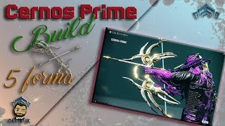 Warframe  BUILDS sur le Cernos Prime  L arc du Prime Access [upl. by Burke]