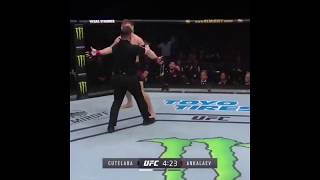 Cutelaba vs Ankalaev WORST STOPPAGE IN UFC HISTORY [upl. by Dahraf]