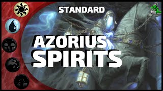 🔵⚪ AZORIUS SPIRITS Standard Deck Gameplay  Magic Arena  MTGA  MTG Arena BO1 Magic the Gathering [upl. by Wasson827]