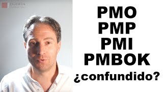 PMI PMP PMO PMBOK ¿Confundido [upl. by Akemyt]