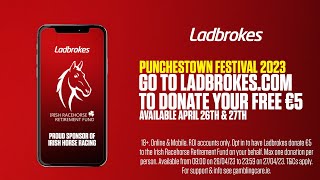 €5 Donation  Ladbrokes x Irish Racehorse Retirement Fund [upl. by Ayin971]