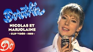 Dorothée  Nicolas et Marjolaine  CLIP OFFICIEL  1989 [upl. by Annabal]