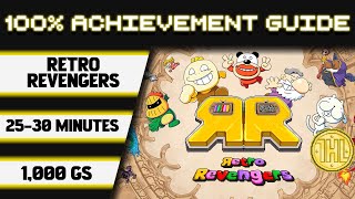 Retro Revengers 100 Achievement Walkthrough  1000GS in 2530 Minutes [upl. by Onailime202]