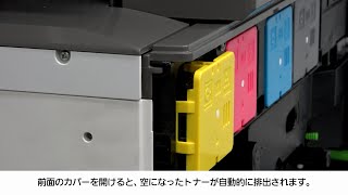 トナー交換を簡単に：シャープのデジタル複合機 [upl. by Laurice191]