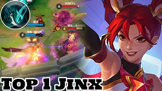 Wild Rift Jinx  Top 1 Jinx Gameplay Rank Master [upl. by Zaller]