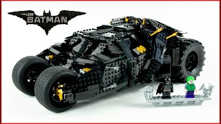 LEGO DC Comics Super Heroes 76240 Batmobile Tumbler Speed Build for Collectors  Brick Builder [upl. by Haroppiz]