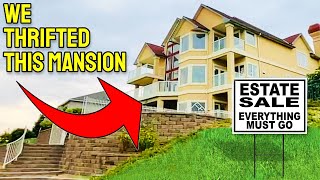 INSANE Mansion Estate Sale and TONS of Yard Sale Finds [upl. by Enilesoj]