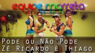 Pode ou Não Pode  Zé Ricardo e Thiago  Coreografia Professor Jefin [upl. by Gaven]