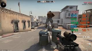 Radeon Vega 11 Graphics  AMD Ryzen 5 3400G  CSGO CounterStrike Global Offensive FPS Test Low [upl. by Showker693]