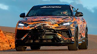 New Lamborghini URUS Performante 2023  SUV Record at Pikes Peak [upl. by Eisenstark973]