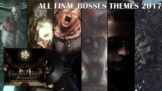 Resident Evil Banda Sonora OST  All Final Bosses Themes 17 2017 [upl. by Eileme]