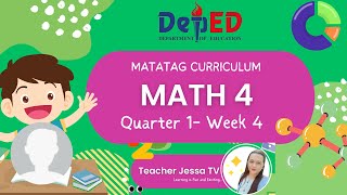 Math 4 Quarter 1 Week 4 Matatag [upl. by Assenaj]