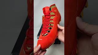 Unboxing Air Jordan 10 Superbad Cleats Jimmy Garoppolo San Francisco 49ers PE [upl. by Adnalay144]