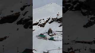 Winter wonderland of Lord Shiva tungnath tungnathtemple youtubeshorts [upl. by Akeimahs19]