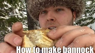 HOW TO MAKE BANNOCK  Recipe For 1 Person  Super Easy [upl. by Adeys751]