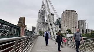 GOLDEN JUBILEE BRIDGES EMBANKMENT  LONDON 🇬🇧 [upl. by Ondine]