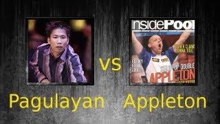 Alex Pagulayan vs Darren Appleton in the Diamond 10Ball 10 Foot Table Challenge [upl. by Newell]