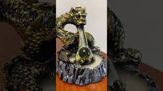 Backflow Incense Burner；Dragon Ball agarwood incense artwork meditation relaxing sculpture [upl. by Eirovi]