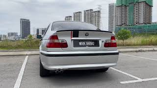 E46 325i M54 Exhaust Sound [upl. by Mya]