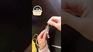 Easter diyeaster🐰🥚🧺 craftseaster decor ideaseaster shortvideo [upl. by Nihhi]